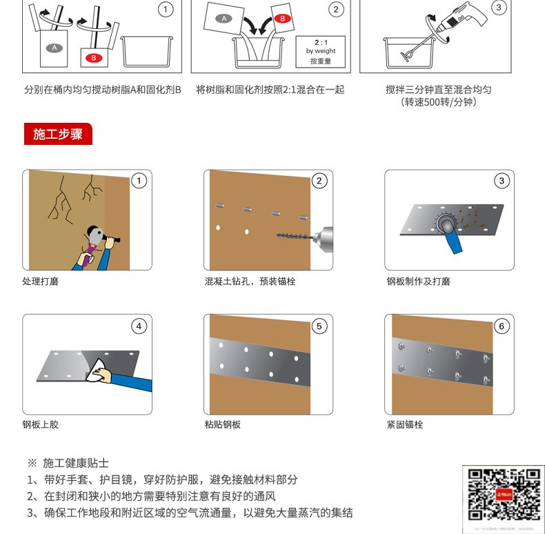 包钢平度粘钢加固施工过程